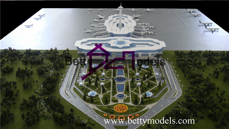 वास्तुशिल्प हवाई अड्डे के मॉडल