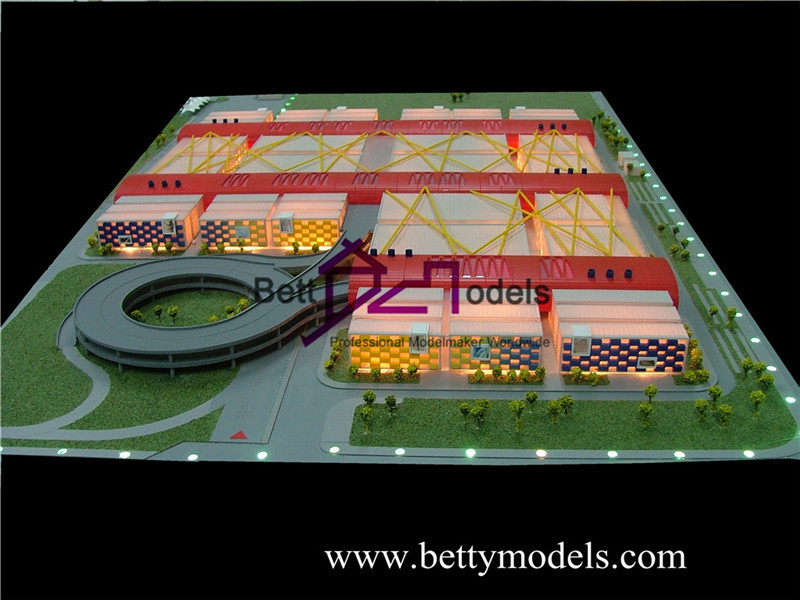 कारखाने के वास्तुशिल्प मॉडल